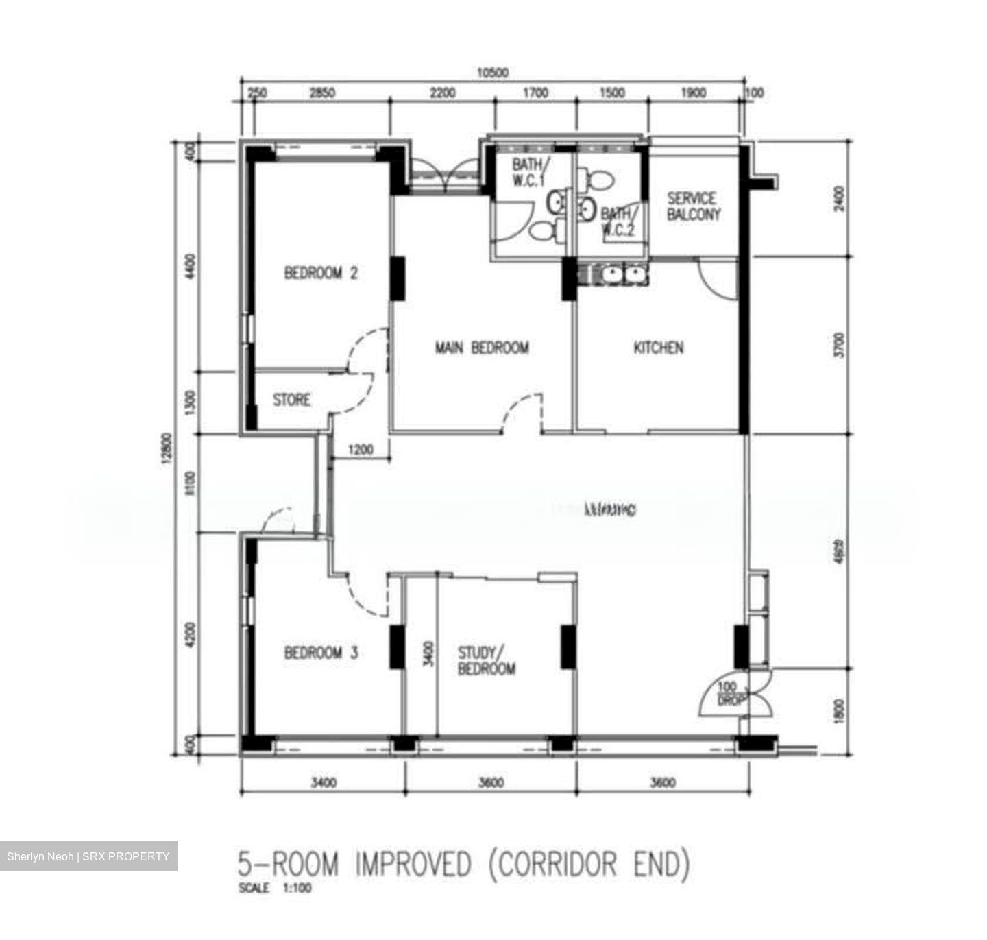Blk 744 Jurong West Street 73 (Jurong West), HDB 5 Rooms #613352021